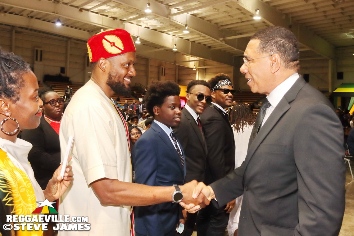 Mutabaruka, Marcia Griffiths, Sean Paul, Olivia 'Babsy' Grange