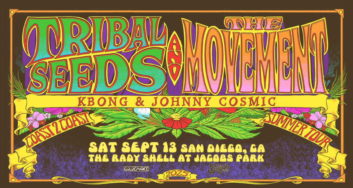 Tribal Seeds, The Movement, KBong & Johnny Cosmic